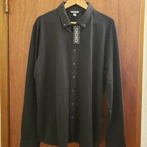 OGIO Mens Blacktop Code Stretch Long Sleeve Button-Up Shirt Size XL